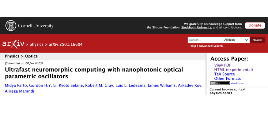 ultrafast neuromorphic